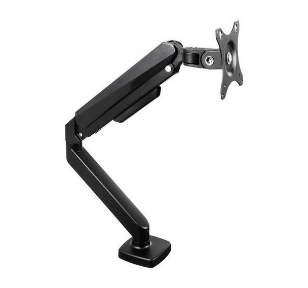 Bras porte-écran articulé ergonomique simple noir