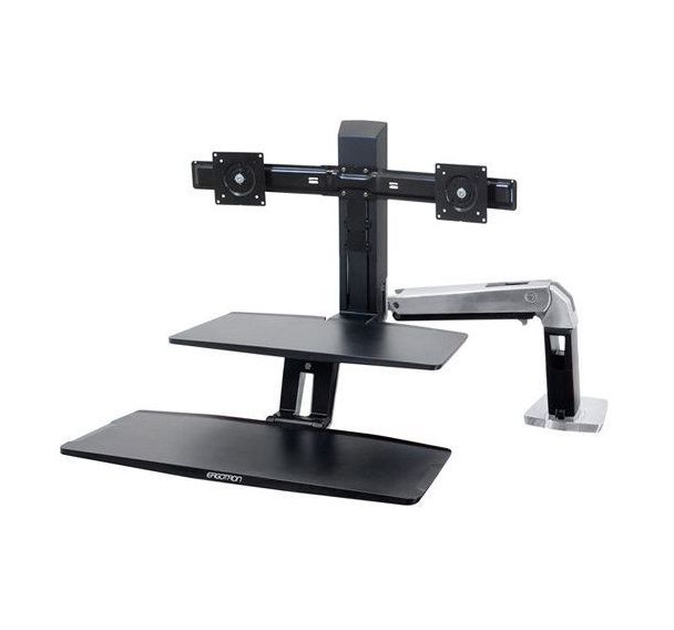 Bras poste de travail double écran WorkFit A Ergotron