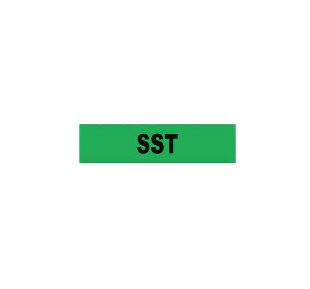 Brassard en PVC vert SST - auto-serrant