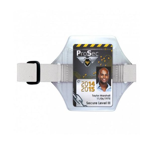 Brassard porte-badge - Paquet de 10 - Sogedex