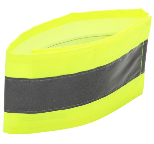 Brassard réfléchissant jaune fluo - Manutan