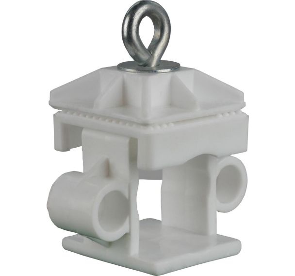 Bride de fixation matière plastique œillets tube support