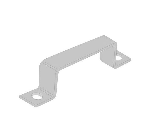 Bride de fixation pour support en section 80x40mm