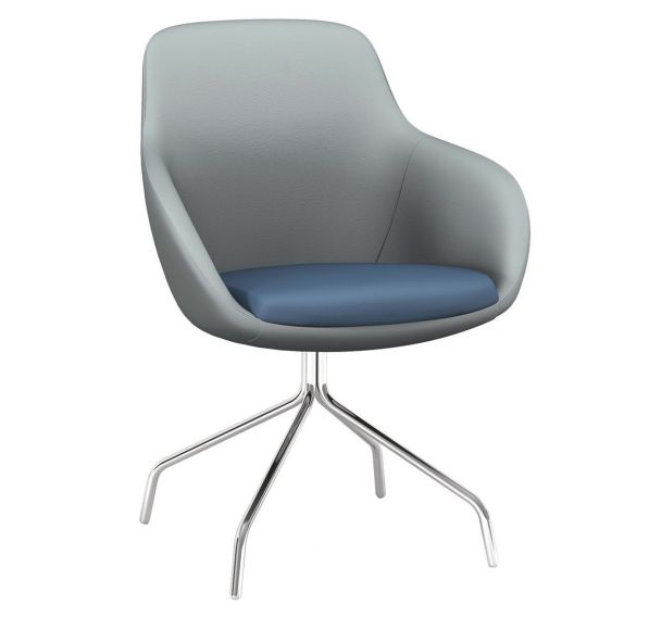 Bridge Eka pied chromé enduit PVC M1