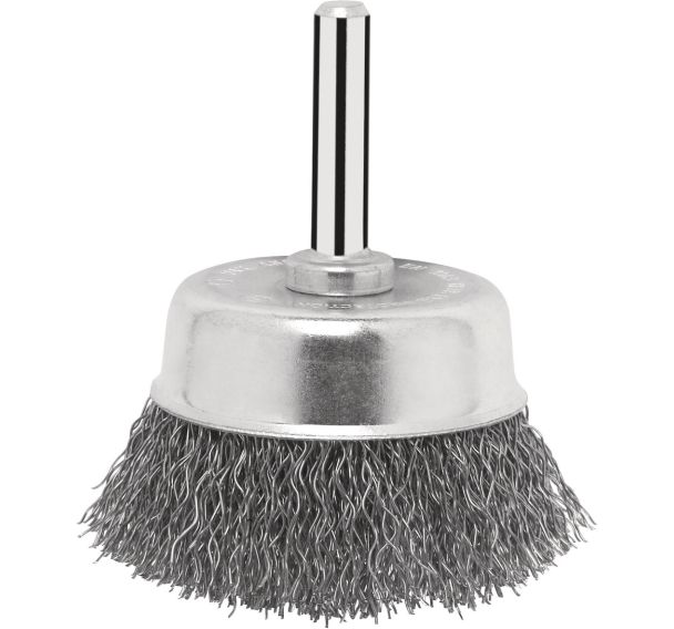 Brosse boisseau diamètre 70mm à fils acier 0,3mm