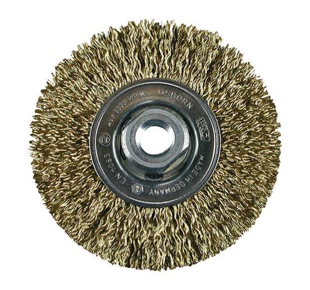 Brosse circulaire fil ondulé