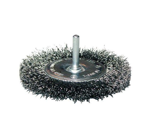 Brosse circulaire sur tige