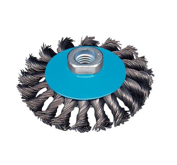 Brosse conique fil torsadé - Acier