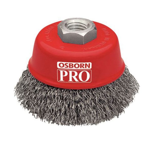 Brosse coupe fil ondulé - Acier
