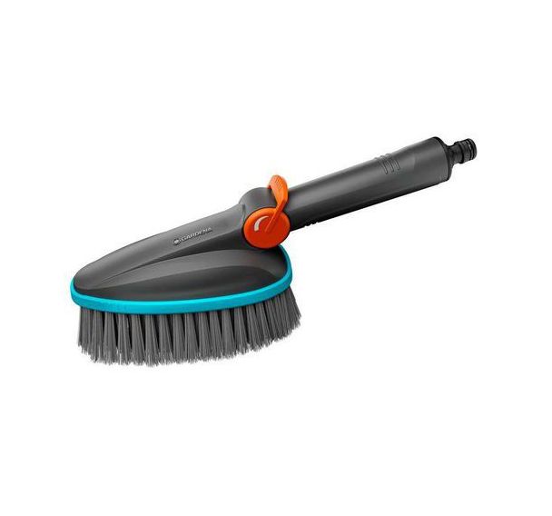 Brosse de lavage à main M CleanSystem jet d'eau réglable - Gardena