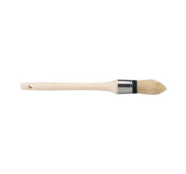 Brosse de pouce à rechampir pointue - Manche en bois