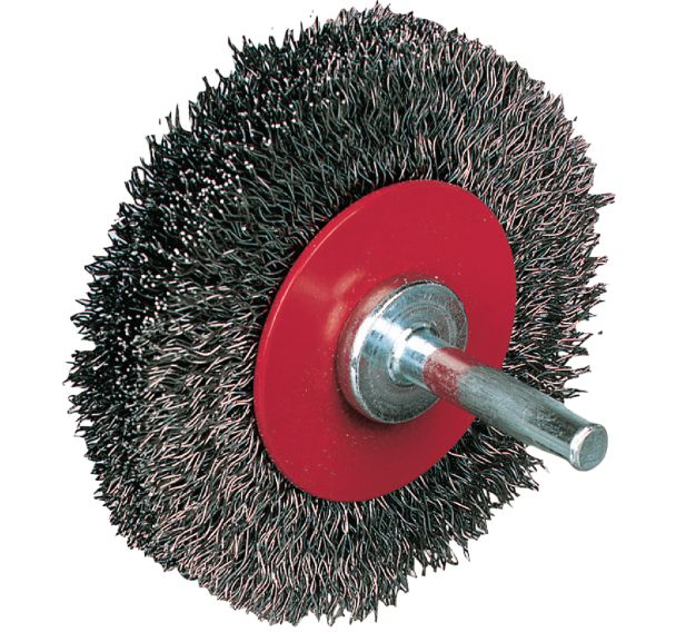 Brosse fil d'acier ondulé - Circulaire