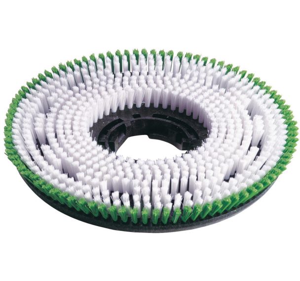 Brosse multi usage vert/blanc Ø 40 cm