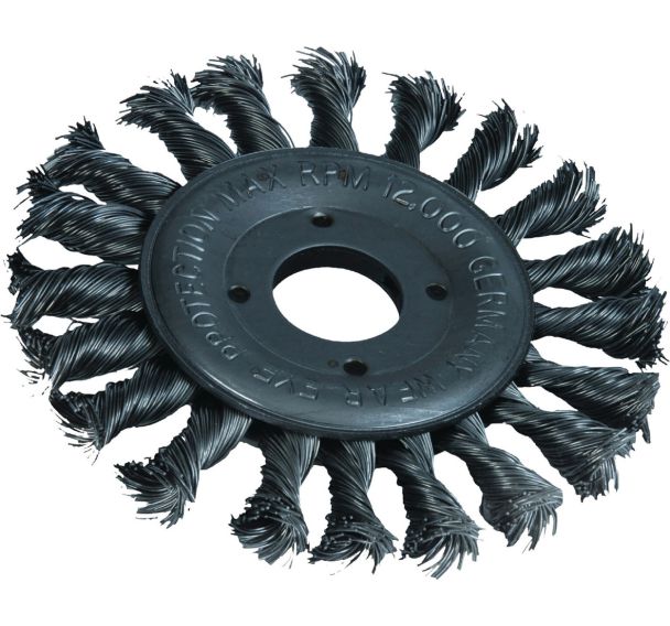 Brosse pour meuleuse fil torsadé 0,35 125x13x22,2mm T28
