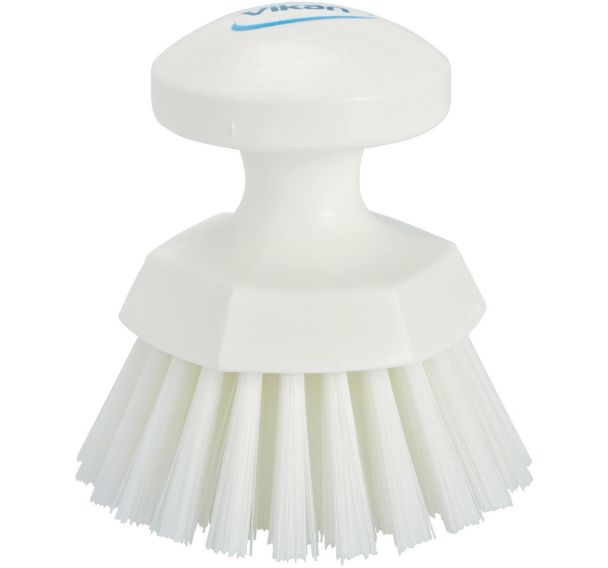 Brosse ronde Vikan ronde pour une utilisation intensive - Blanche