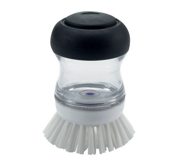 Brosse ronde avec distributeur de savon