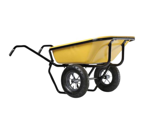 Brouette - Capacité 160 L - Force 250 kg 2 roues gonflables