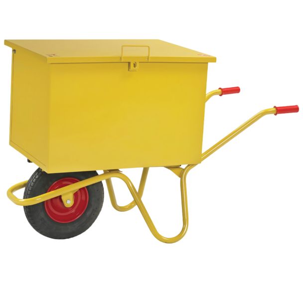 Brouette caisse à outils sur roue pneumatique 160 L