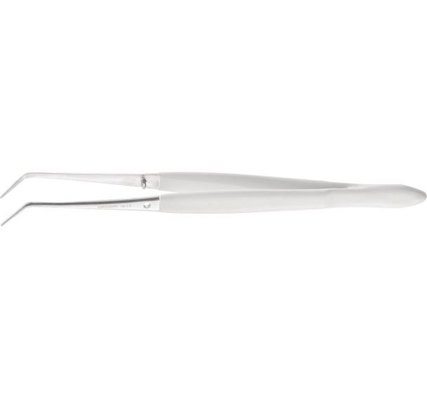Brucelle gainée pvc modèle coudé à 45°
