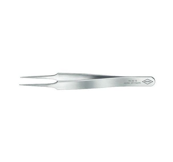 Brucelles de précision forme droite ultrafine 105 mm Réf: 92 22 12