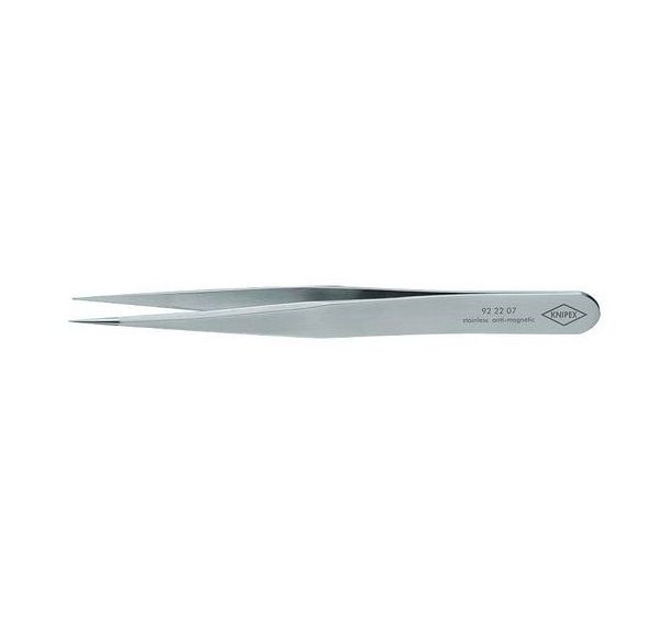 Brucelles de précision forme pointue 115 mm Réf: 92 22 07