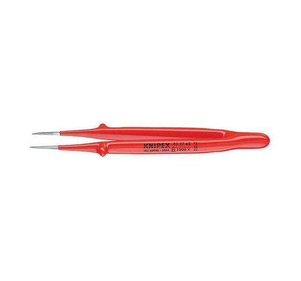 Brucelles de précision isolées 150 mm forme droite Réf: 92 27 62