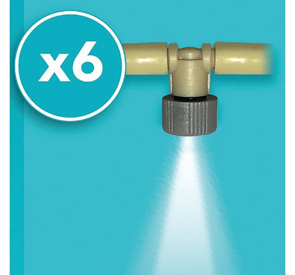 Brumisateur autonome 6 buses tuyau 6m prémonté