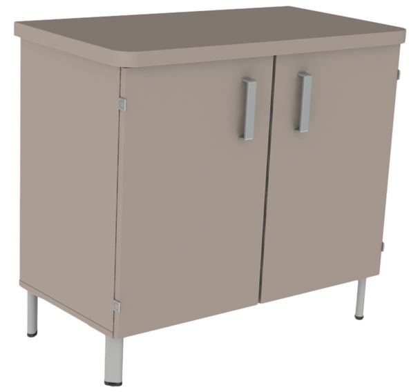 Buffet Danaé Signature 2 portes structure mélaminé plateau stratifié Mobidecor