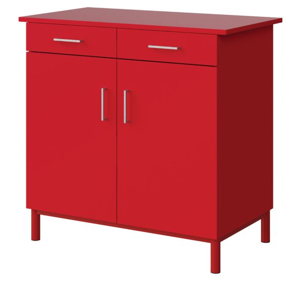 Buffet Malibu 2 portes 2 tiroirs - Manutan Expert