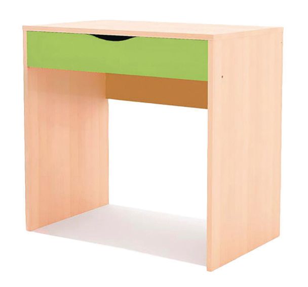 Bureau Ala's avec tiroir bouleau/vert