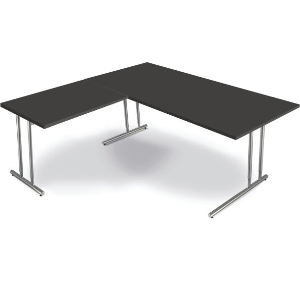 Bureau Artline - cadre cantilever L 1800 x P 800 +extension 1000 x 600