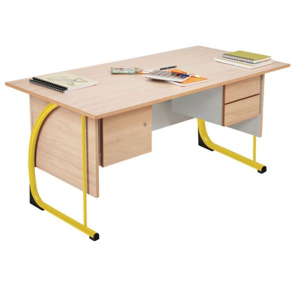 Bureau Fidji chants alaisés, plateau hêtre