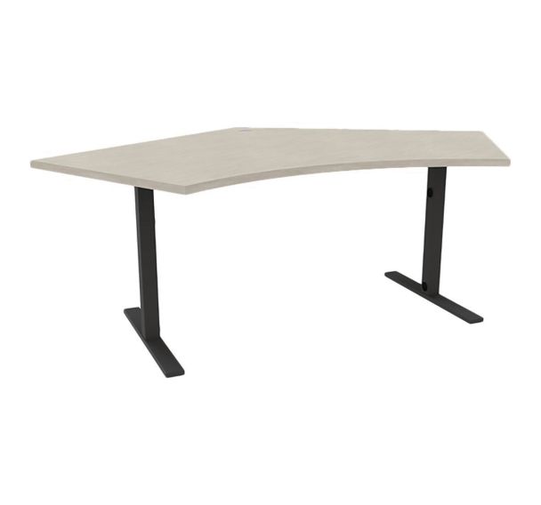 Bureau IDEA symétrique 120 pied fixe