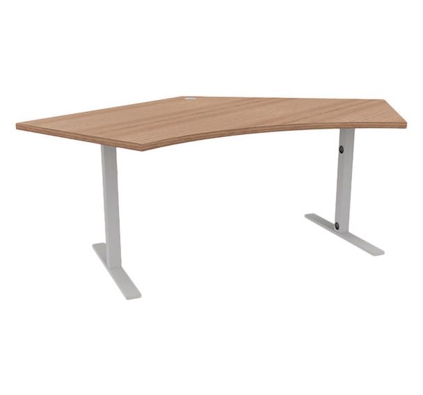 Bureau réglable symétrique IDEA 120 sans pied de soutien