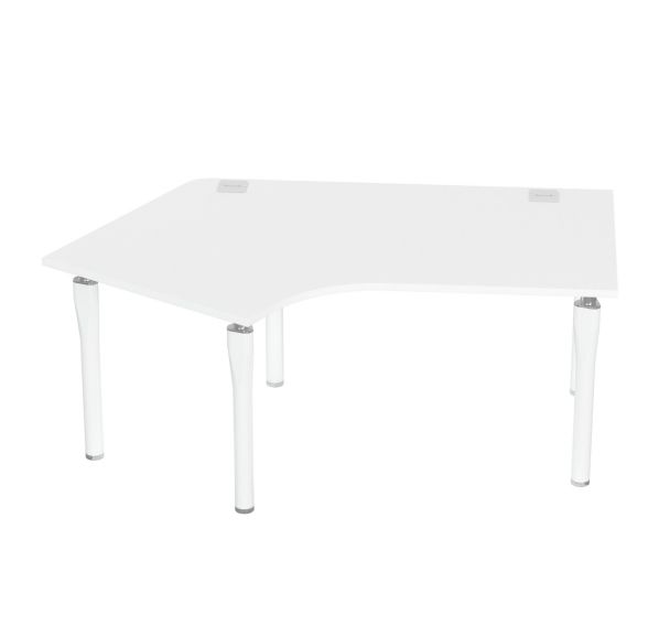 Bureau Noga asymétrique 120° retour gauche