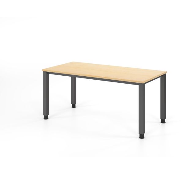 Bureau à 4 pieds carrés - 160x80 cm - Hammerbacher