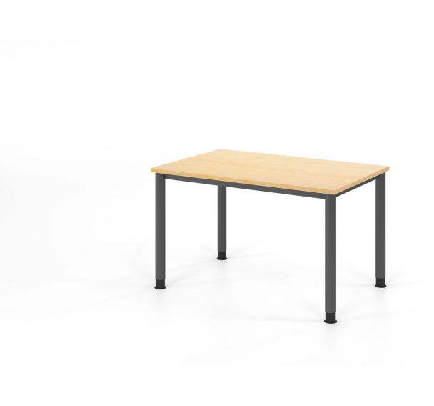 Bureau à 4 pieds ronds - 120x80 cm - Hammerbacher