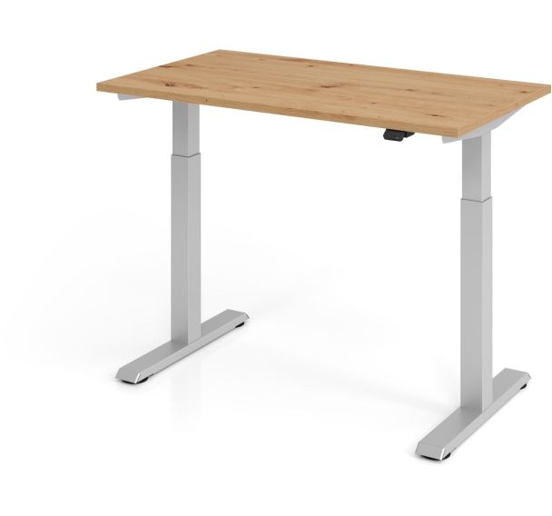 Bureau à hauteur réglable - 120x67 cm - Hammerbacher