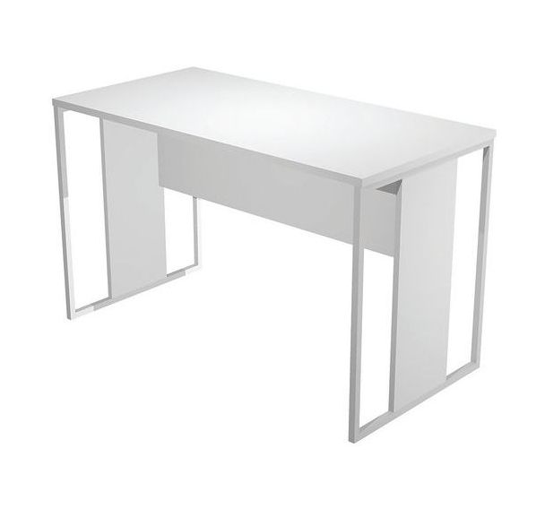 Bureau à pieds cadres métal section carrée Razor - 120 cm - Artarredi