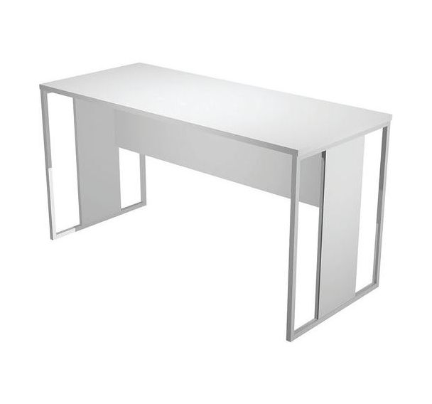 Bureau à pieds cadres métal section carrée Razor - 140 cm - Artarredi