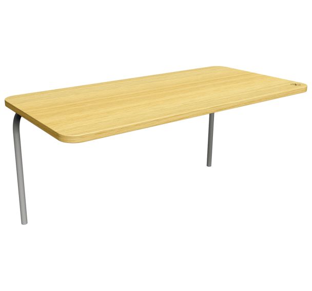 Bureau amovible pied de lit MAXX 105x50 cm Chêne bardolino