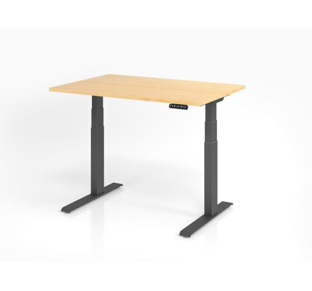 Bureau assis-debout série XDKB - 120x80 cm - Hammerbacher