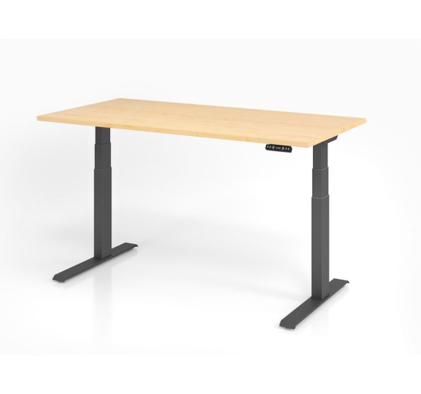 Bureau assis-debout série XDKB - 160x80 cm - Hammerbacher