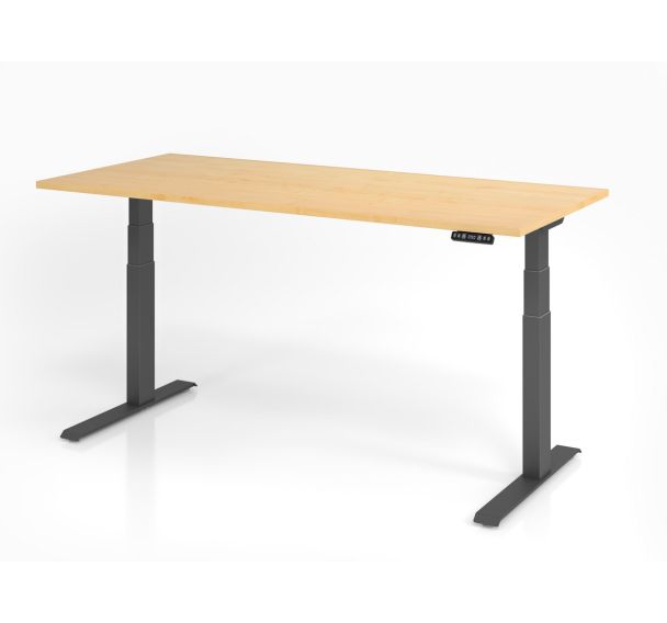 Bureau assis-debout série XDKB - 180x80 cm - Hammerbacher