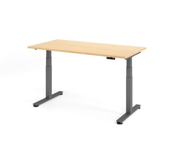 Bureau assis-debout série XDSM - 160x80 cm - Hammerbacher