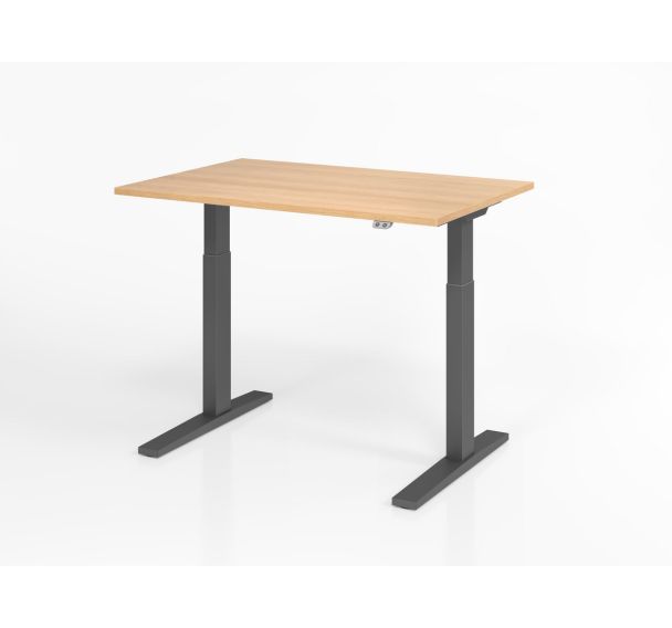 Bureau assis-debout série XMKA - 120x80 cm - Hammerbacher