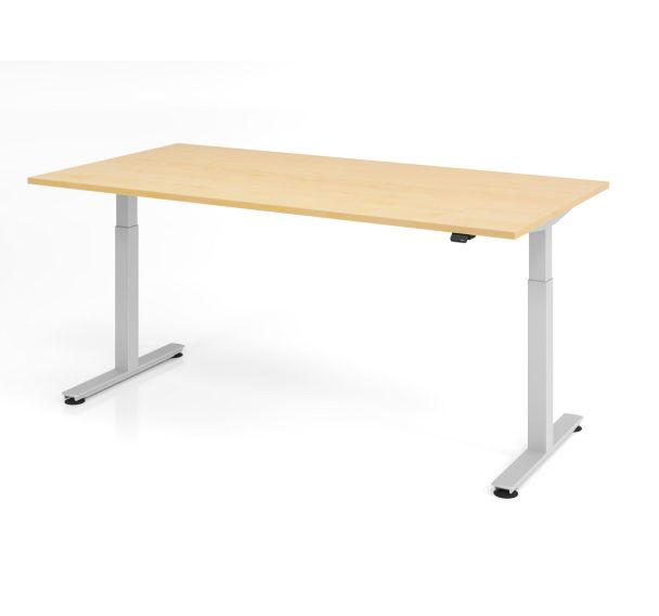 Bureau assis-debout série XMST - 200x100 cm - Hammerbacher