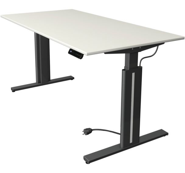 Bureau assis/debout Move 3 elegant, electrique, L160xP80xH72-120cm