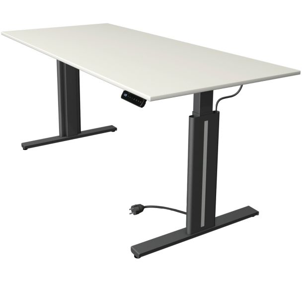 Bureau assis/debout Move 3 elegant, electrique, L180xP80xH72-120cm