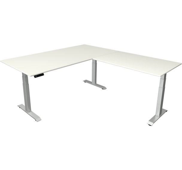 Bureau assis/debout Move 4 new, electrique, L200xP100, ajout 120x80cm
